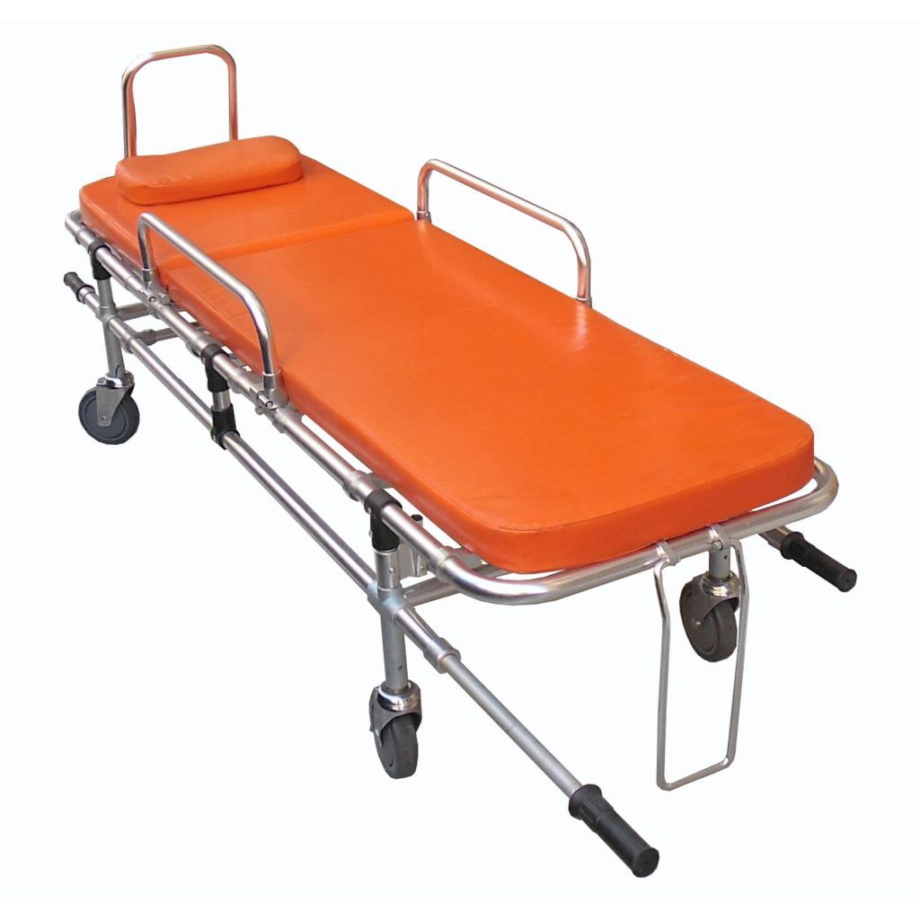 Ambulance Stretcher low frame structure with I.V. stand "DIMITRA" pharmamedihelp.gr